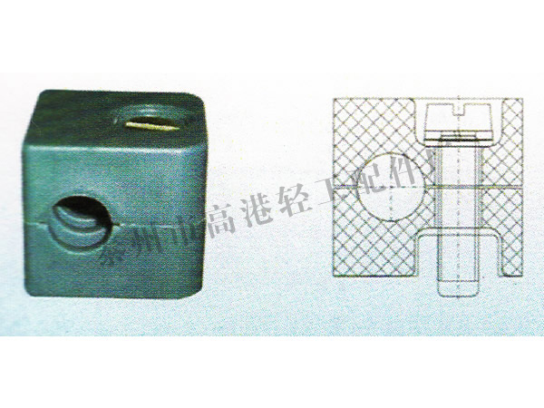 轻型管夹